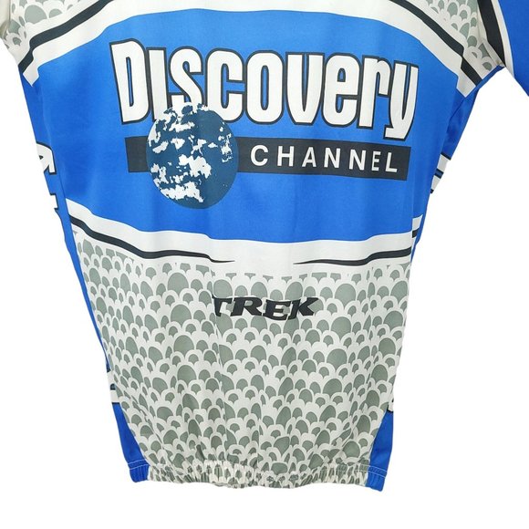Trek Discovery Channel Cycling Jersey Size XL Berry Floor AMD 24 Fitness - Picture 5 of 13